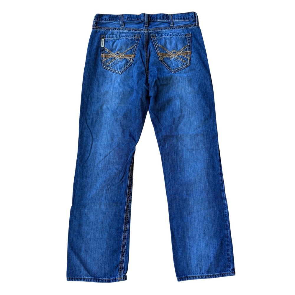 Cinch Grant Straight Leg Jeans Men's Size  36x34 Blue Medium Wash Western Denim